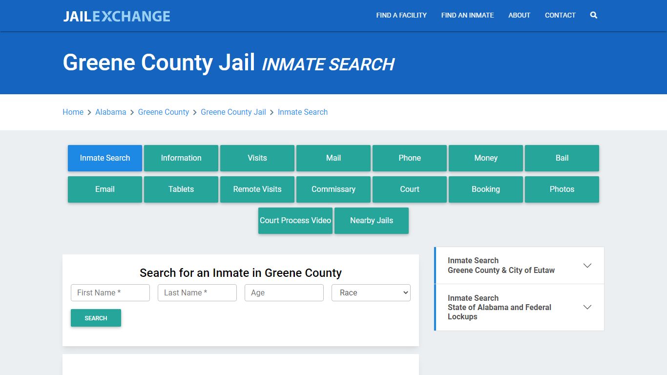 Greene County Jail, AL Inmate Search: Roster & Mugshots